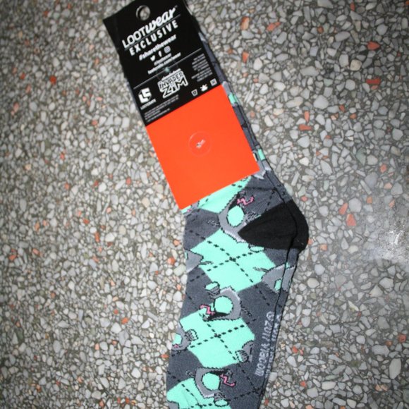 Invader Zim Lootwear Exclusive Crew Socks - Picture 3 of 4